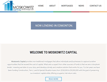 Tablet Screenshot of moskowitzcapital.com